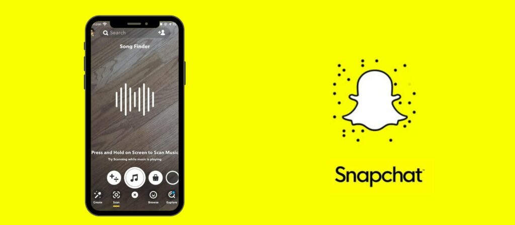 Retrouver une musique avec Snapchat